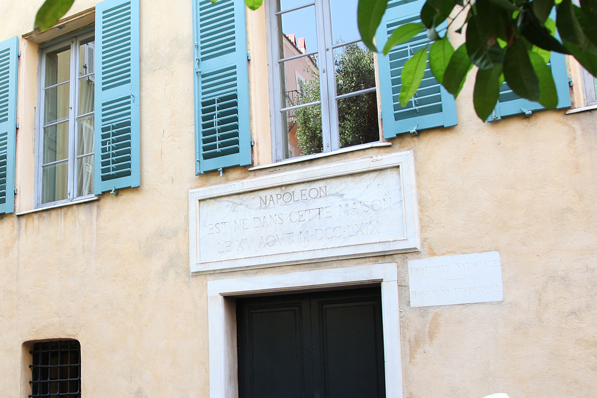 2018 -  maison Bonaparte - facade 